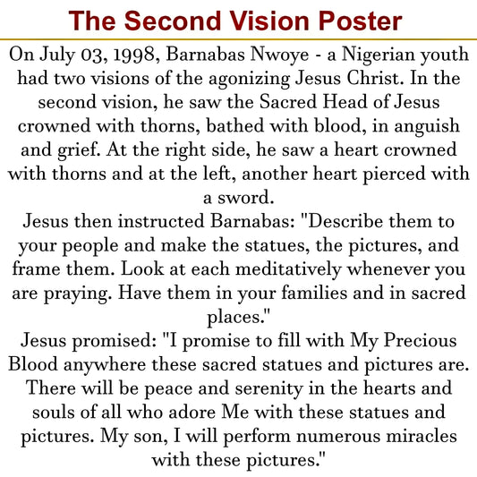 Precious Blood Vision Posters - Given By Heaven