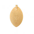 Load image into Gallery viewer, Relic - 18kt Gold Plated Brass Vintage White Style Miraculous Medal
