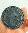 Load image into Gallery viewer, Pack of Four Large Saint Benedict Coins - Home Protection Pack -
